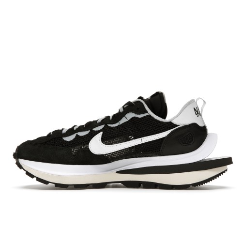 Кроссы Nike Vaporwaffle sacai Black White - мужская сетка размеров