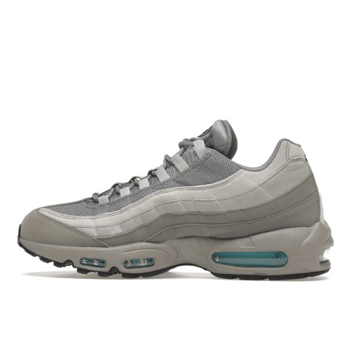 Кроссы Nike Air Max 95 Retro Logo Grey Aqua - мужская сетка размеров