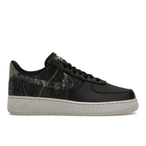 Кроссы Nike Air Force 1 Low 07 LV8 Black Electric Green - мужская сетка размеров