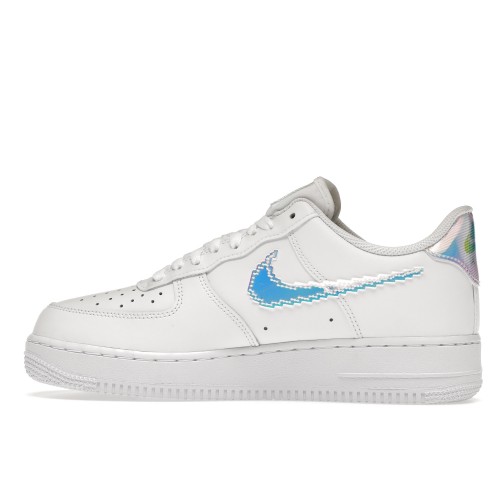 Кроссы Nike Air Force 1 Low Iridescent Pixel Swoosh - мужская сетка размеров