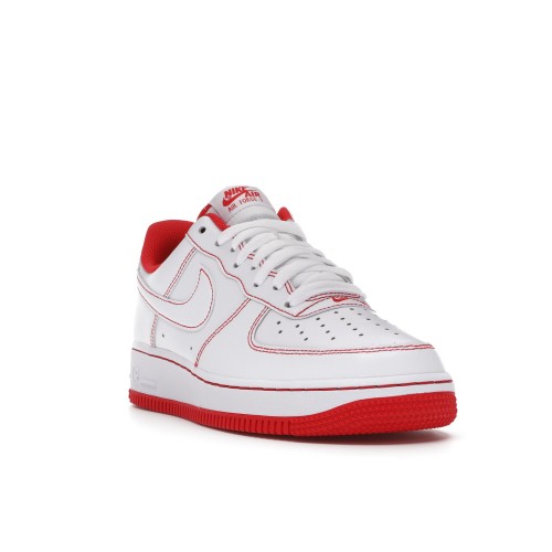 Кроссы Nike Air Force 1 Low 07 White University Red - мужская сетка размеров