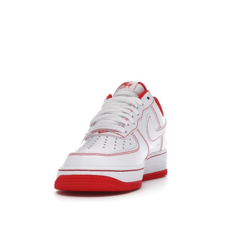 Кроссы Nike Air Force 1 Low 07 White University Red - мужская сетка размеров