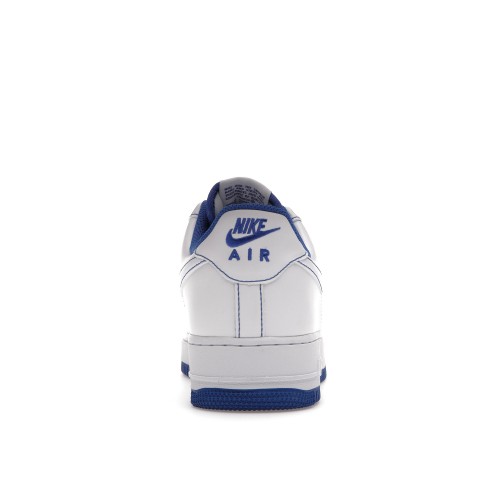 Кроссы Nike Air Force 1 Low 07 White Game Royal - мужская сетка размеров