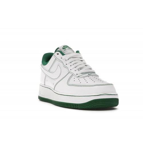 Кроссы Nike Air Force 1 Low White Pine Green - мужская сетка размеров