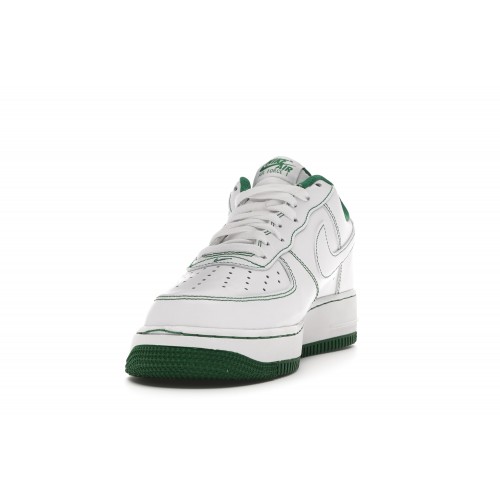 Кроссы Nike Air Force 1 Low White Pine Green - мужская сетка размеров