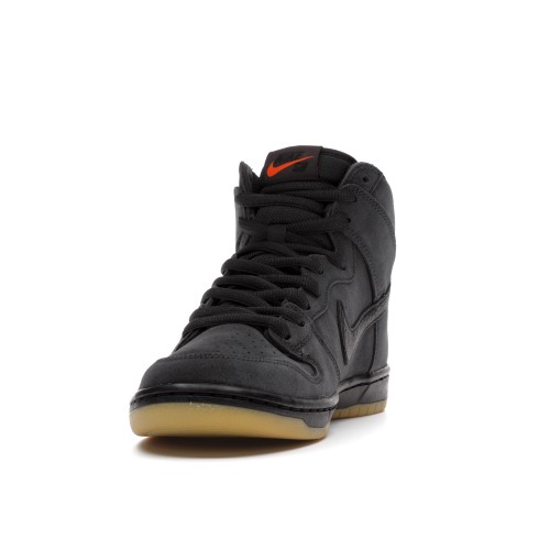 Кроссы Nike SB Dunk High Pro Orange Label Smoke Grey - мужская сетка размеров