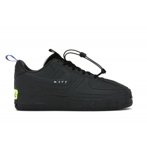 Кроссы Nike Air Force 1 Low Experimental Black - мужская сетка размеров