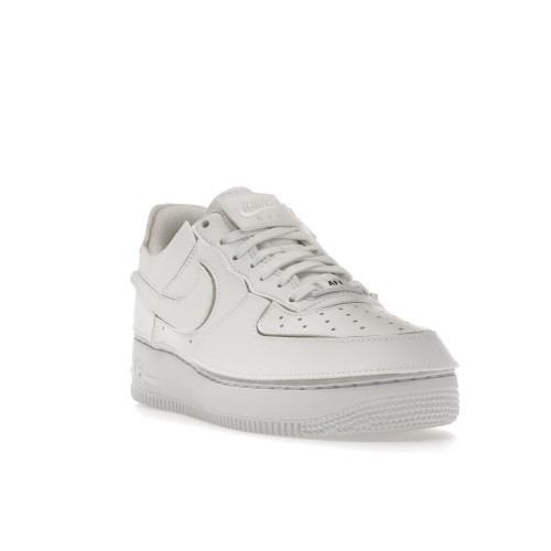 Кроссы Nike Air Force 1/1 Triple White - мужская сетка размеров