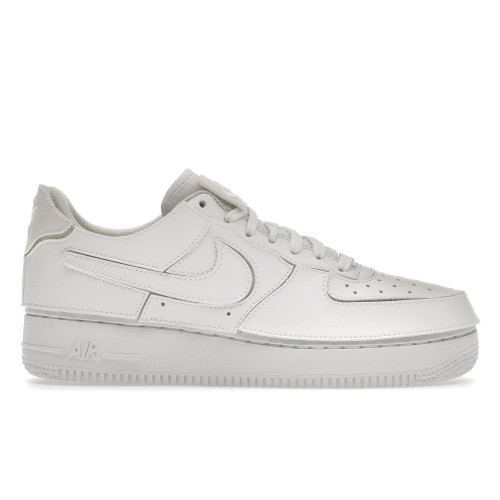 Кроссы Nike Air Force 1/1 Triple White - мужская сетка размеров