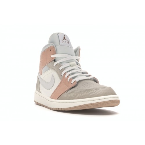 Кроссы Jordan 1 Mid Milan - мужская сетка размеров