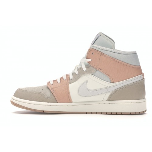 Кроссы Jordan 1 Mid Milan - мужская сетка размеров