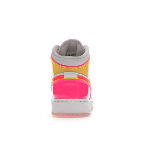 Кроссы Jordan 1 Mid Edge Glow (GS) - подростковая сетка размеров