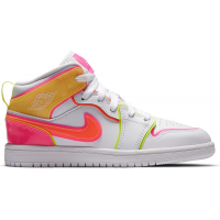 Детские кроссовки Jordan 1 Mid SE Edge Glow (PS)