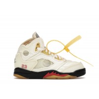 Детские Jordan 5 Retro Off-White Sail (PS)