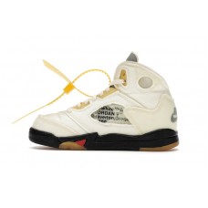 Детские Jordan 5 Retro Off-White Sail (PS)