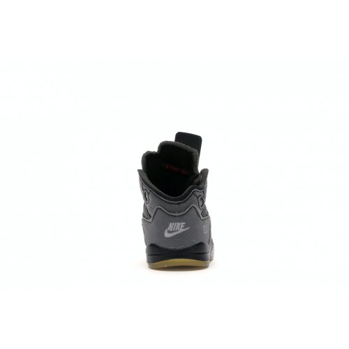 Кроссы Jordan 5 Retro Off-White Muslin (TD) - детская сетка размеров