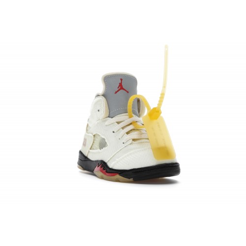 Кроссы Jordan 5 Retro Off-White Sail (TD) - детская сетка размеров
