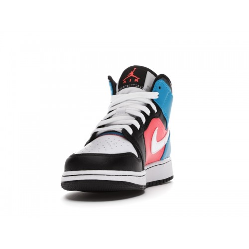 Air Jordan 1 Mid GS Game Time - подростковая сетка размеров