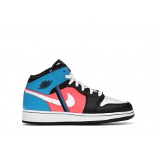 Подростковые Jordan 1 Mid Tri Color Ribbons (GS)