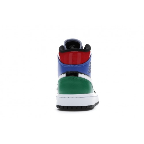 Кроссы Jordan 1 Mid Multi Patent (W) - женская сетка размеров