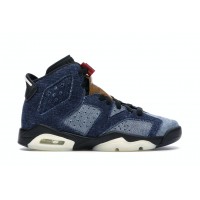 Подростковые кроссовки Jordan 6 Retro Washed Denim (GS)