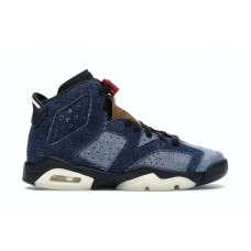 Подростковые кроссовки Jordan 6 Retro Washed Denim (GS)