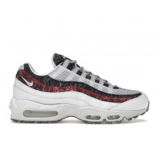 Кроссовки Nike Air Max 95 Crater White Photon Dust Bright Crimson