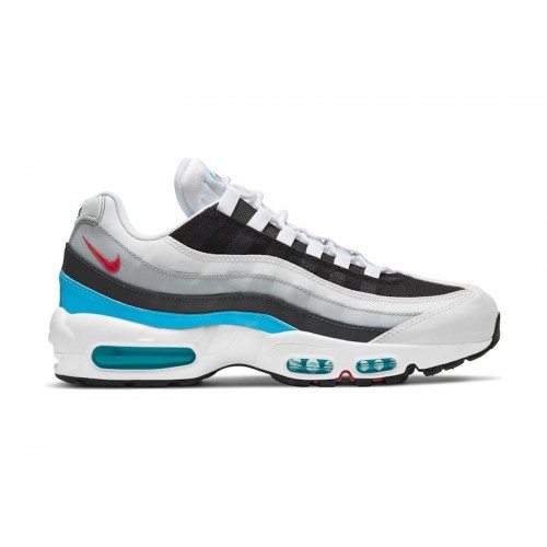 Кроссы Nike Air Max 95 Chlorine Blue - мужская сетка размеров