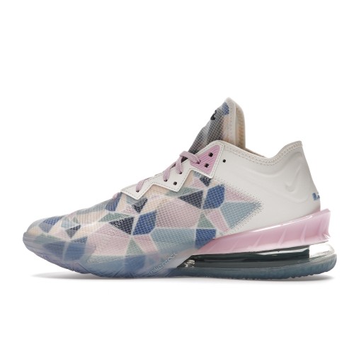 Кроссы Nike LeBron 18 Low atmos Cherry Blossom - мужская сетка размеров