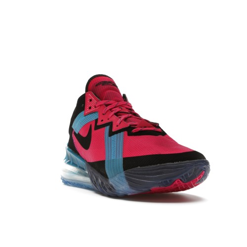 Кроссы Nike LeBron 18 Low Fireberry - мужская сетка размеров