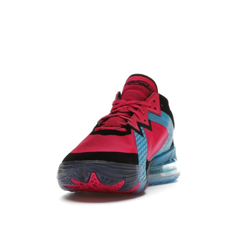 Кроссы Nike LeBron 18 Low Fireberry - мужская сетка размеров