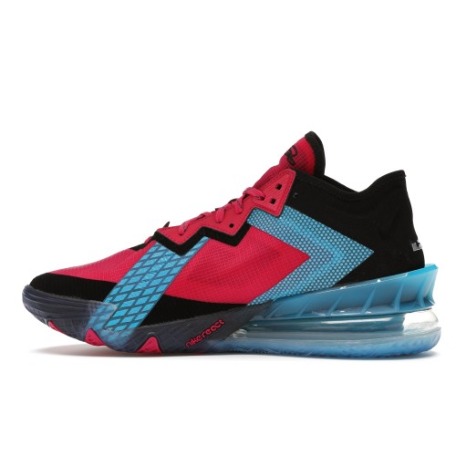 Кроссы Nike LeBron 18 Low Fireberry - мужская сетка размеров
