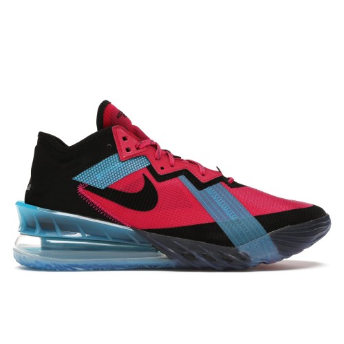 Кроссы Nike LeBron 18 Low Fireberry - мужская сетка размеров