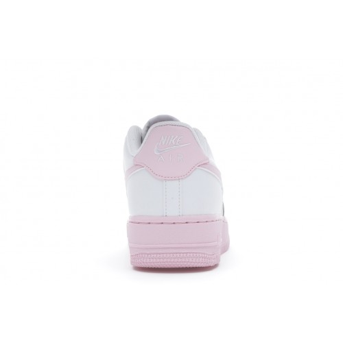 Кроссы Nike Air Force 1 Low White Pink Foam (GS) - подростковая сетка размеров