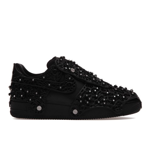 Кроссы Nike Air Force 1 Low Swarovski Retroreflective Crystals Black (W) - женская сетка размеров