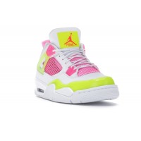 Подростковые Jordan 4 Retro White Lemon Pink (GS)