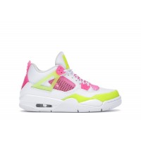 Подростковые Jordan 4 Retro White Lemon Pink (GS)