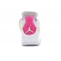 Подростковые Jordan 4 Retro White Lemon Pink (GS)
