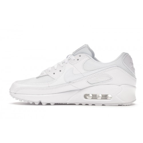 Кроссы Nike Air Max 90 Twist White (W) - женская сетка размеров