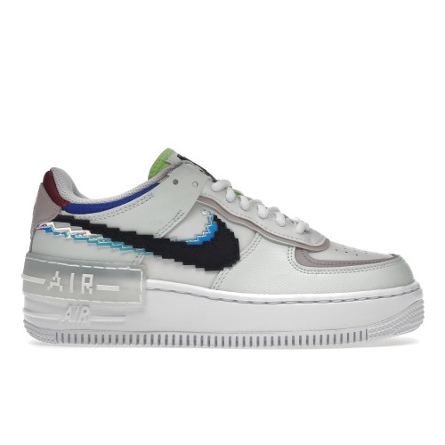 Кроссы Nike Air Force 1 Low Shadow 8 Bit Barely Green (W) - женская сетка размеров