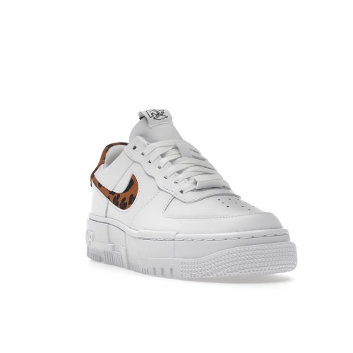 Кроссы Nike Air Force 1 Low Pixel SE White Leopard (W) - женская сетка размеров