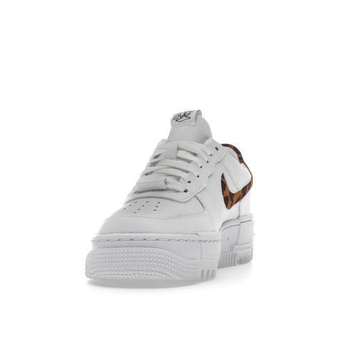 Кроссы Nike Air Force 1 Low Pixel SE White Leopard (W) - женская сетка размеров
