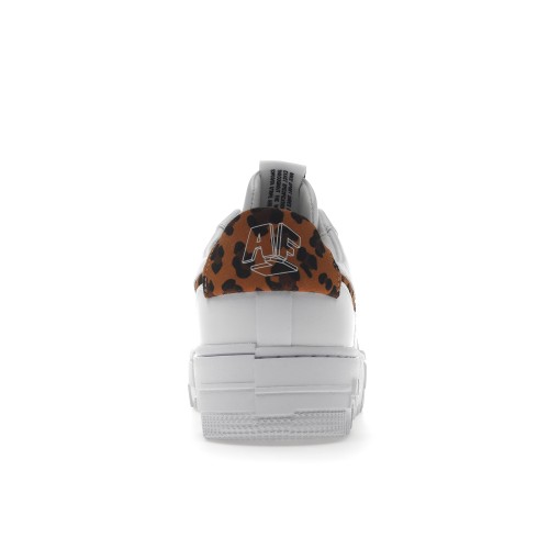 Кроссы Nike Air Force 1 Low Pixel SE White Leopard (W) - женская сетка размеров