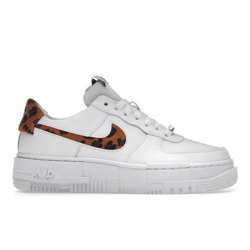 Кроссы Nike Air Force 1 Low Pixel SE White Leopard (W) - женская сетка размеров