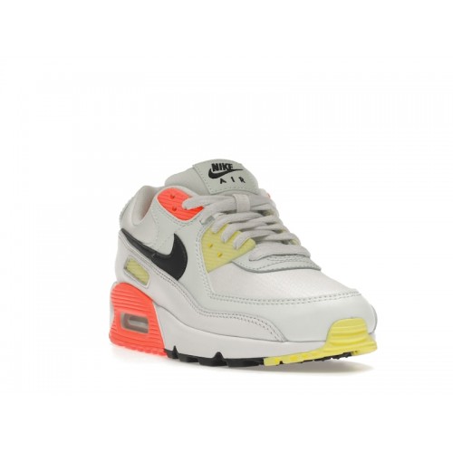 Nike Wmns Air Max 90 Summit White Bright Mango - женская сетка размеров