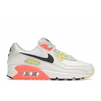 Женские Nike Air Max 90 White Barely Green Bright Mango (W)