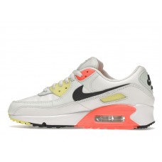 Женские Nike Air Max 90 White Barely Green Bright Mango (W)