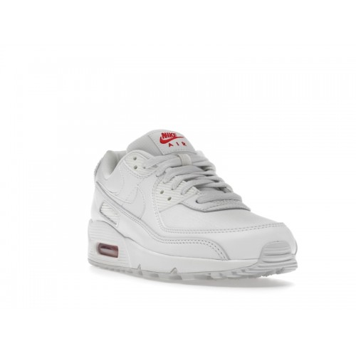 Nike Air Max 90 Sail Red (W) - женская сетка размеров