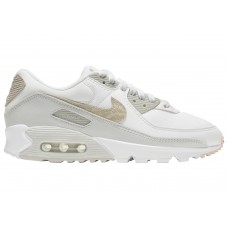 Женские кроссовки Nike Air Max 90 SE White Safari (W)