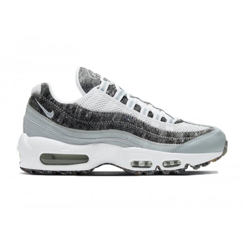 Кроссы Nike Air Max 95 Crater Grey (W) - женская сетка размеров